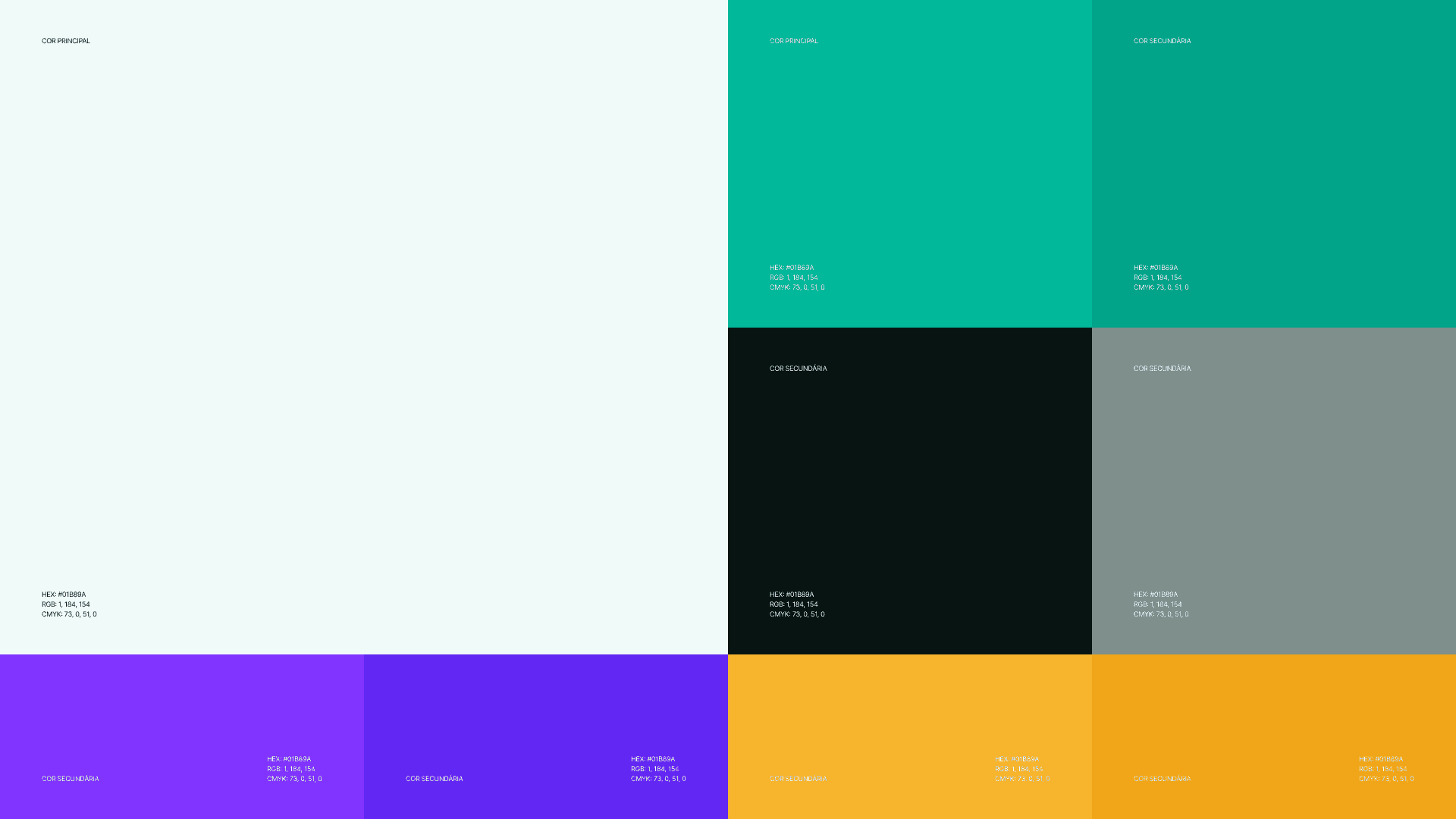 Leads2B — Paleta de cores da marca.