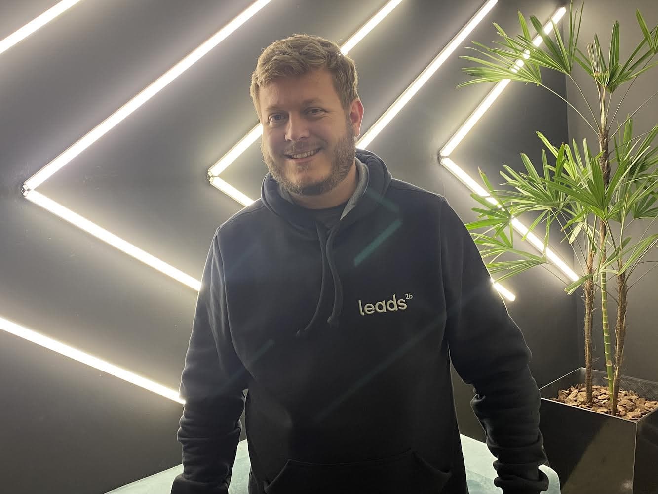 Representante da Leads2b no evento do Asaas Connect